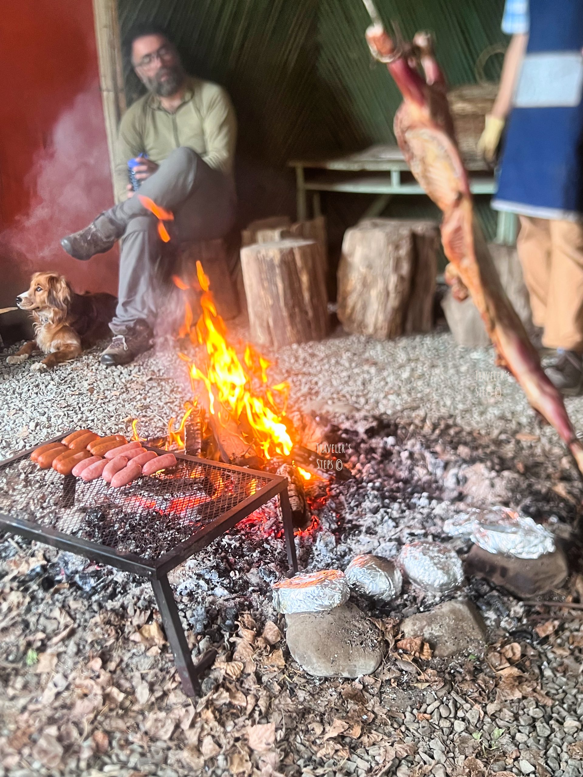 Asado Al Palo, Valle Simpson, Aysen-Chile